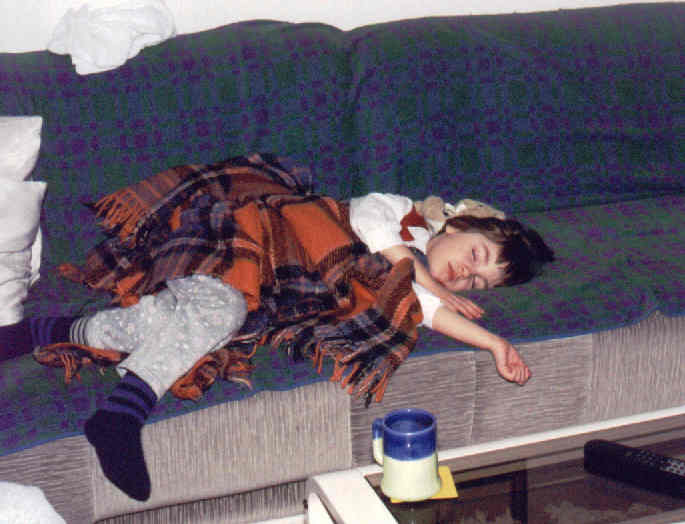 Sleeping like ...